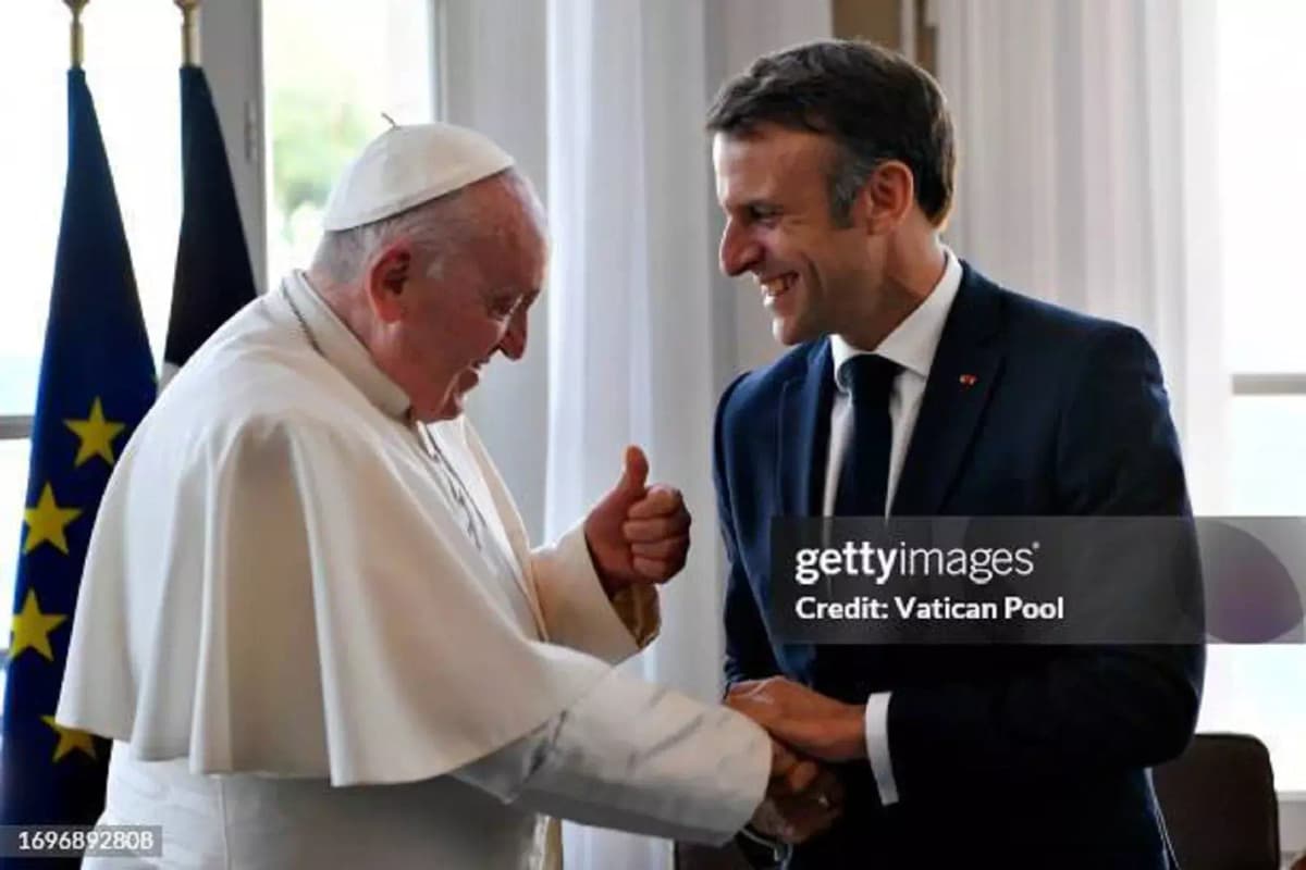 Death of Pope Francis: Reaction from French President Emmanuel Macron