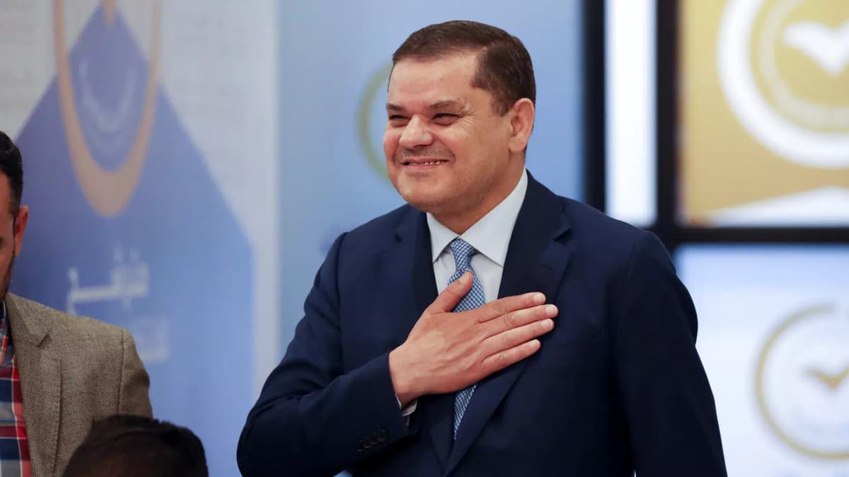 Le Premier ministre libyen Abdul-Hamed Dbeibah