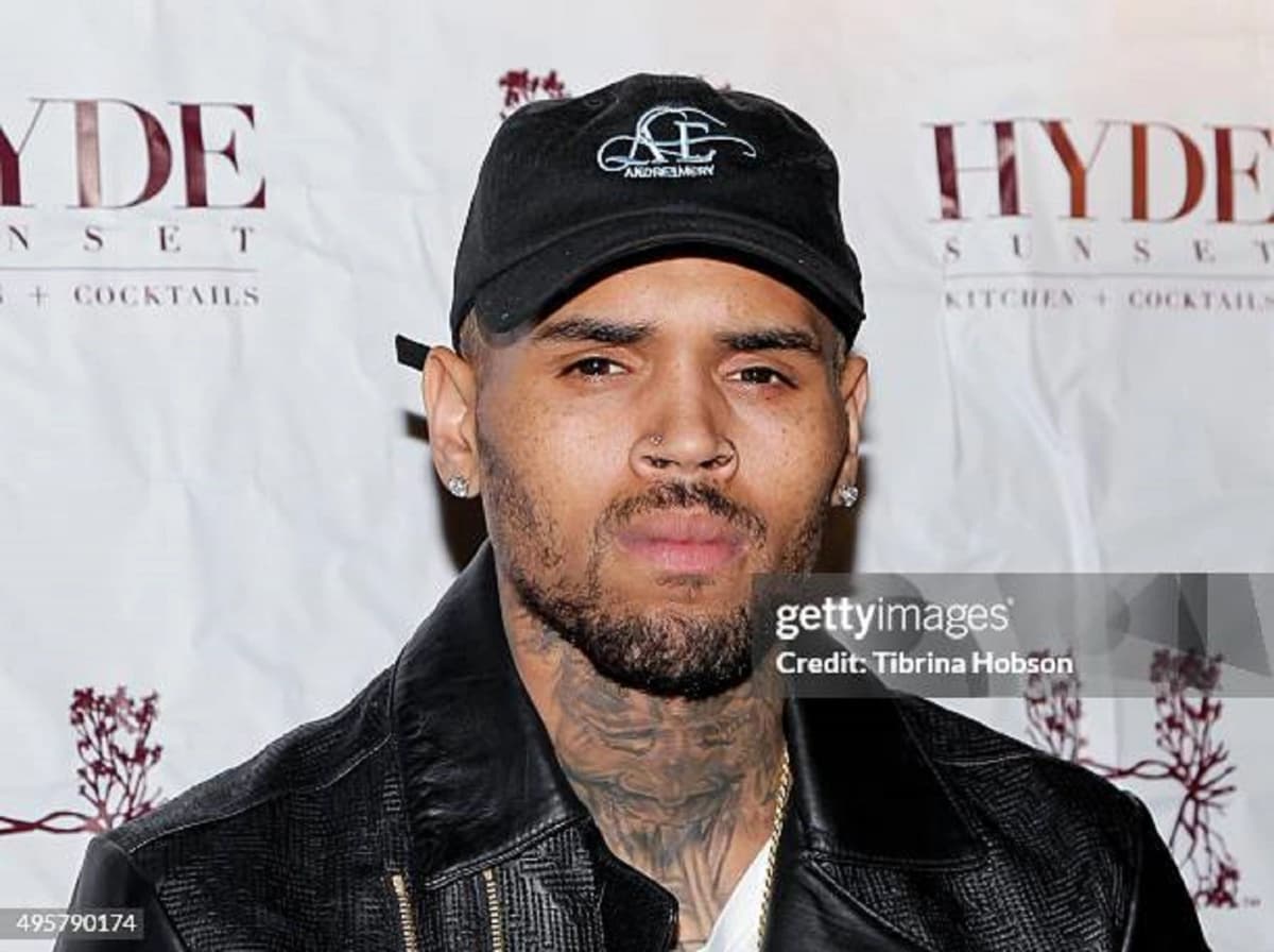 American rapper Chris Brown