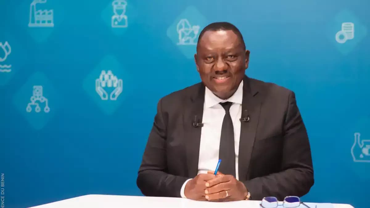 Le ministre de l’Agriculture, de l’Élevage et de la Pêche, Gaston Cossi Dossouhoui