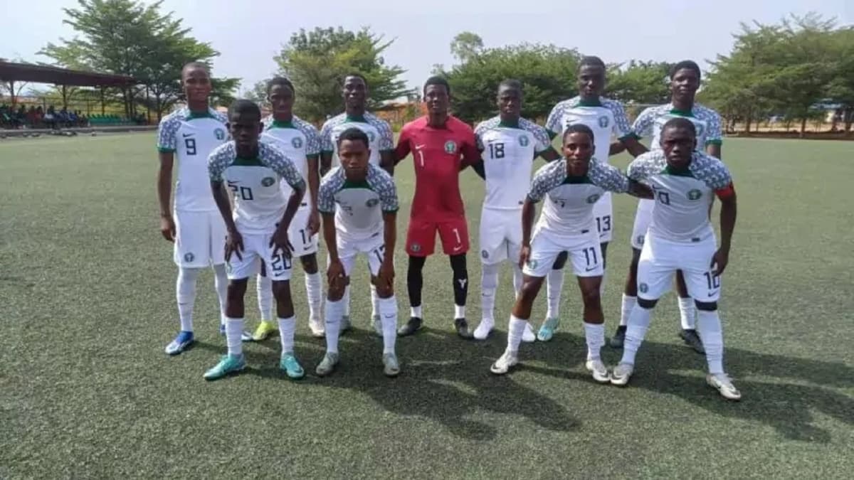 Des joueurs U17 du Nigeria