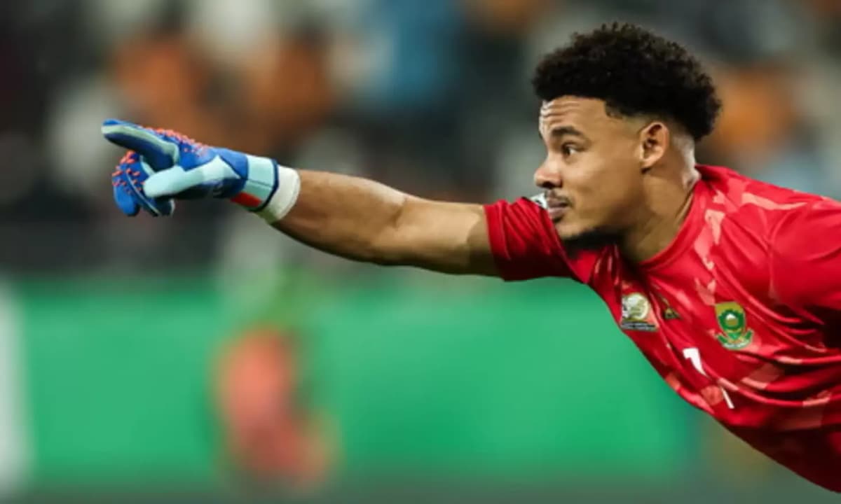 Le capitaine des Bafana Bafana de l'Afrique du Sud, Ronwen Williams