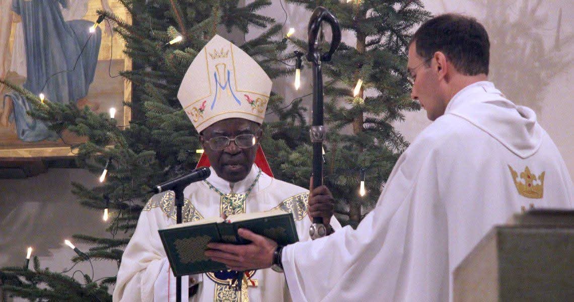 Benin: funeral program for Monsignor Barthélémy Adoukonou, who died on October 27
