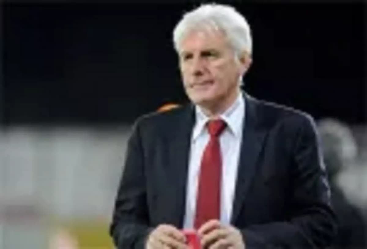 Le sélectionneur de l'Afrique du Sud, Hugo Broos