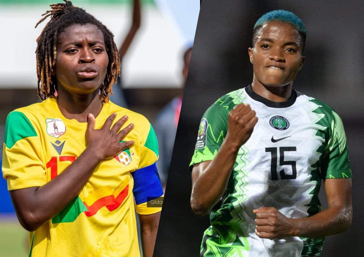 Des joueuses du Nigeria et du Bénin