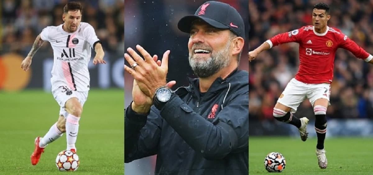 Jurgen Klopp tranche entre Lionel Messi et Cristiano Ronaldo