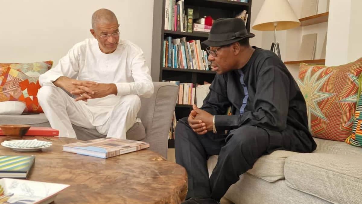 Boni Yayi au domicile de Lionel Zinsou Ã  Cotonou