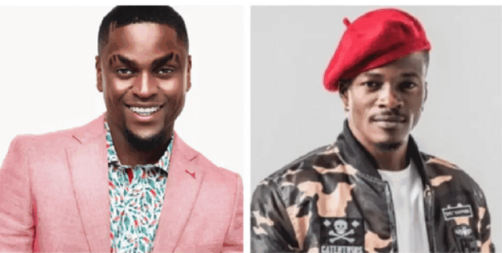 Debordo Bebi lors d'un événement médiatique, affichant son style unique et charismatique.