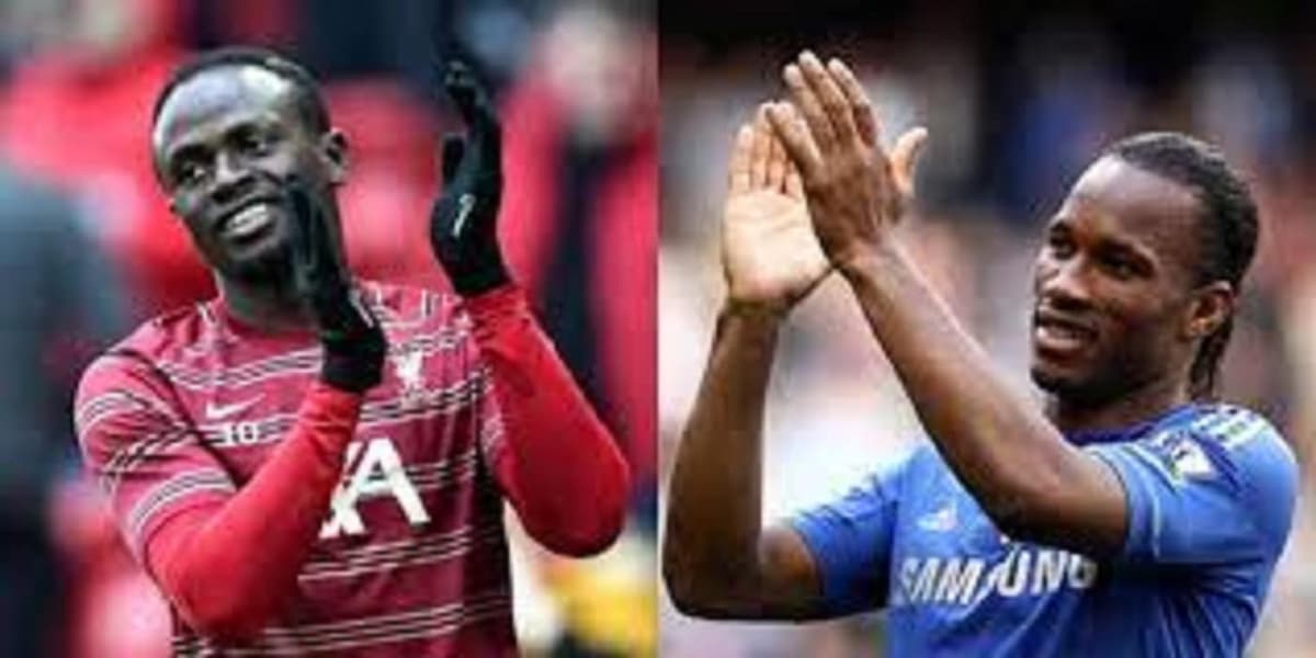 Didier Drogba et Sadio Mané