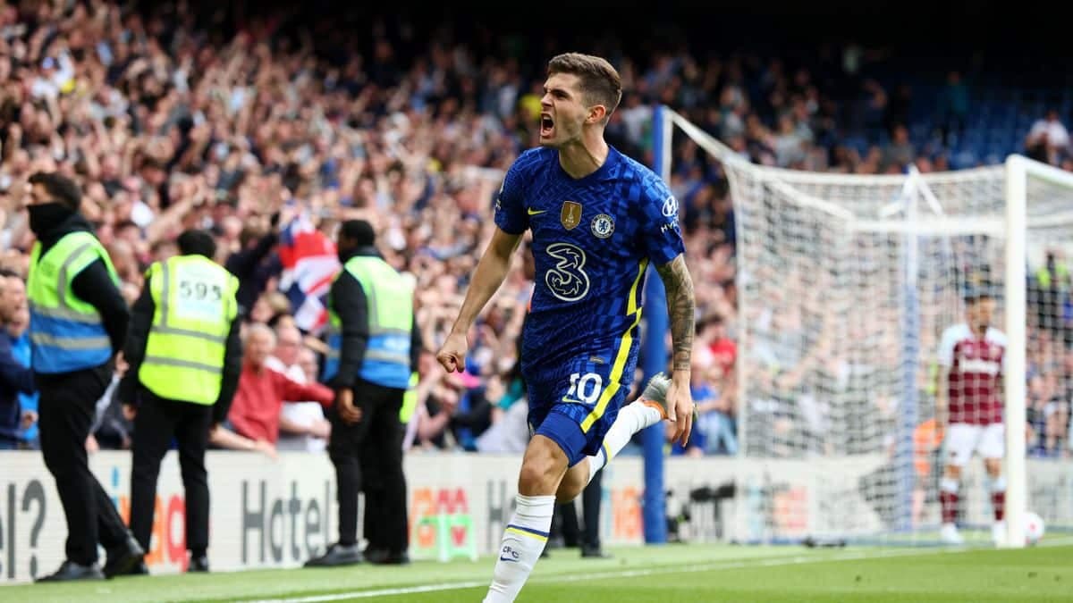 Pulisic célèbre son but contre West Ham