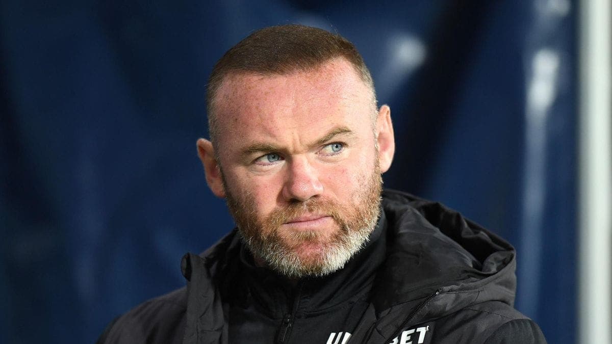 L'entraineur de Derby County Wayne Rooney
