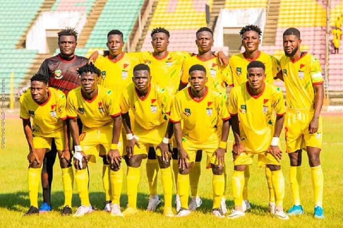 Un ancien groupe des U20 du Bénin
