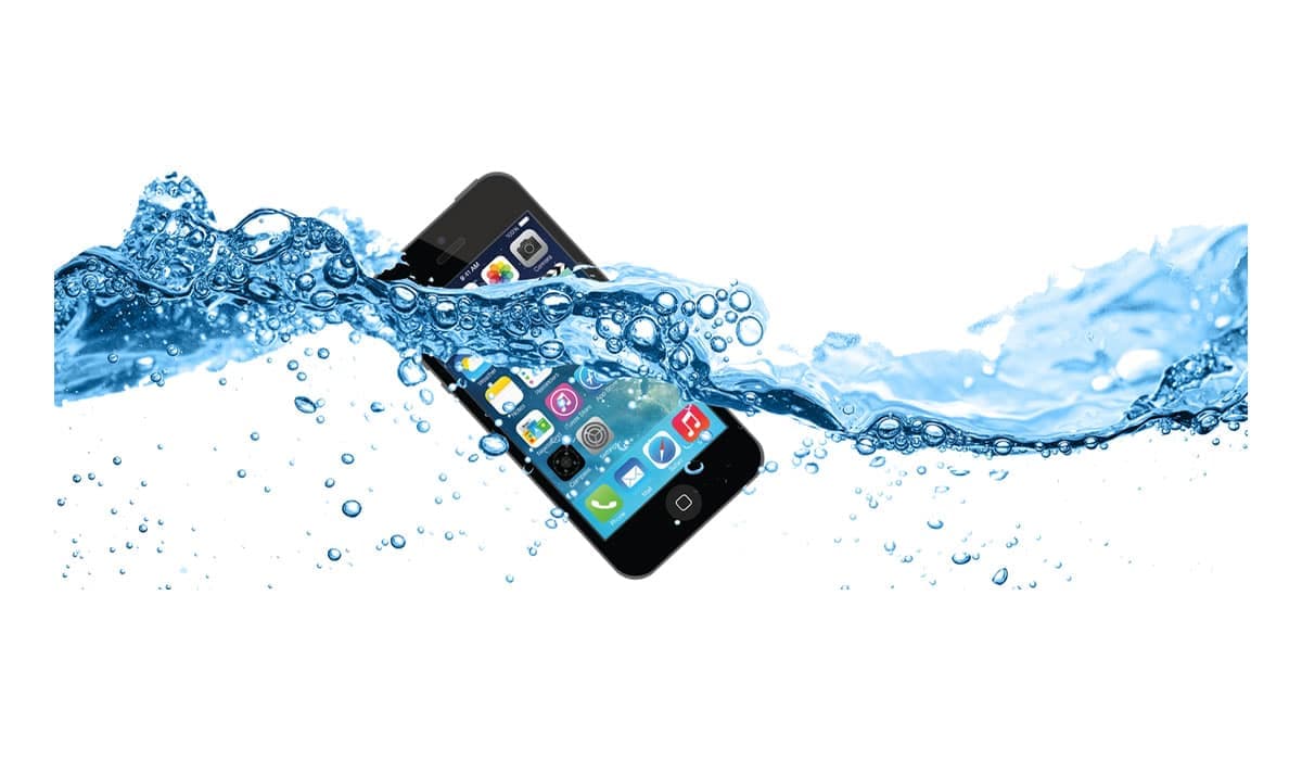 téléphone tombé dans l'eau