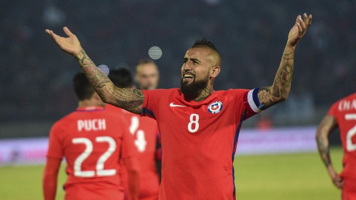 Arturo Vidal, international chilien