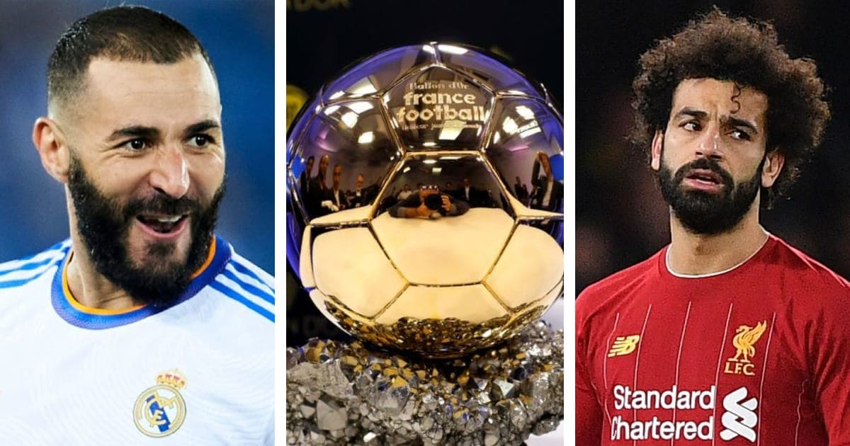 Benzema et Salah en course pour le Ballon d'Or 2022