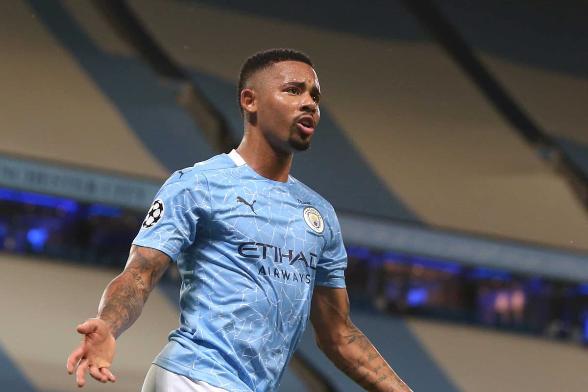 Gabriel Jesus lors d'un match avec Manchester City