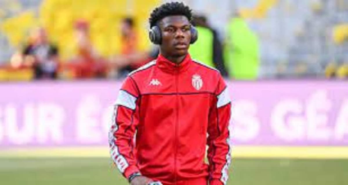 Aurélien Tchouaméni sous le maillot de Monaco