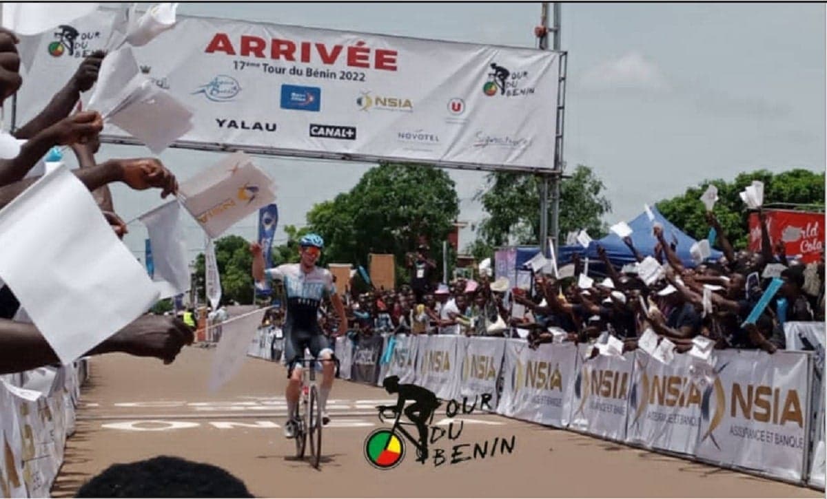 Marcel Peschges, vainqueur du 17e Tour cycliste international du Bénin