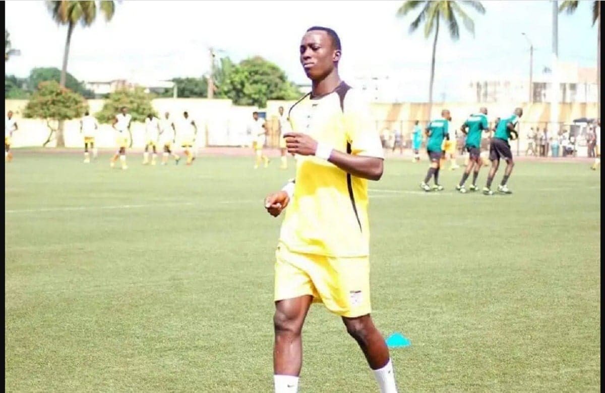 Le défenseur béninois d'Enyimba Nabil Yarou