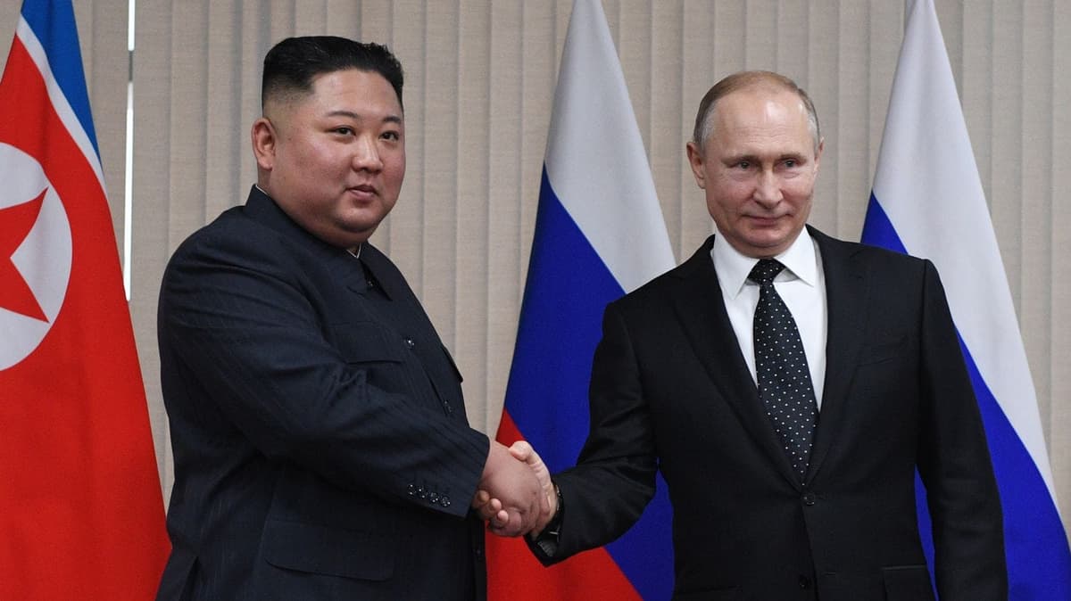 Kim Jong-un et Vladimir Poutine Ã  Vladivostok
