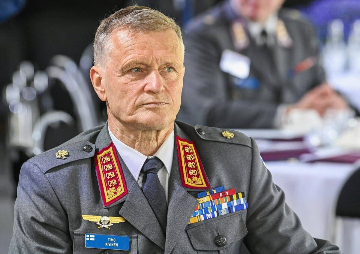 Le général Timo Kivinen est le chef de la Défense finlandaise. MARKKU ULANDER / LEHTIKUVA