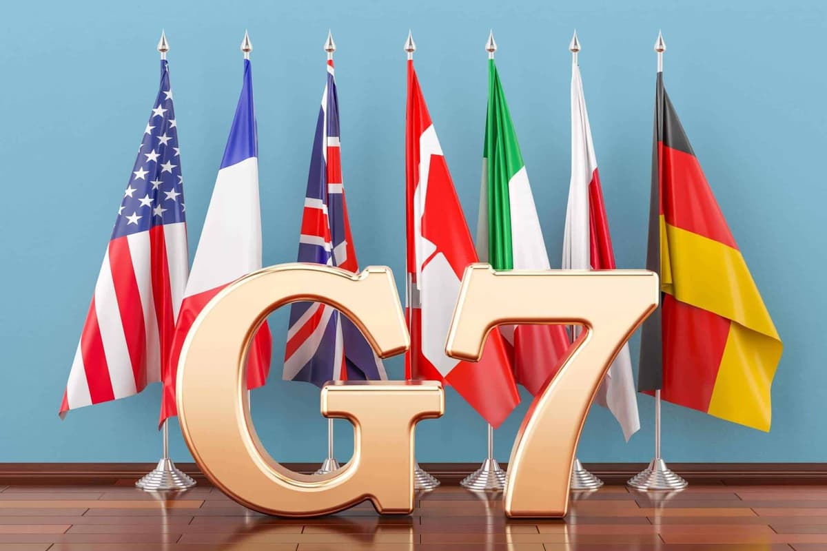 Le G7, les sept plus grandes économies développées