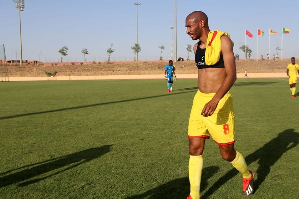 Jordan Adeoti après un match avec les Ecureuils du bénin