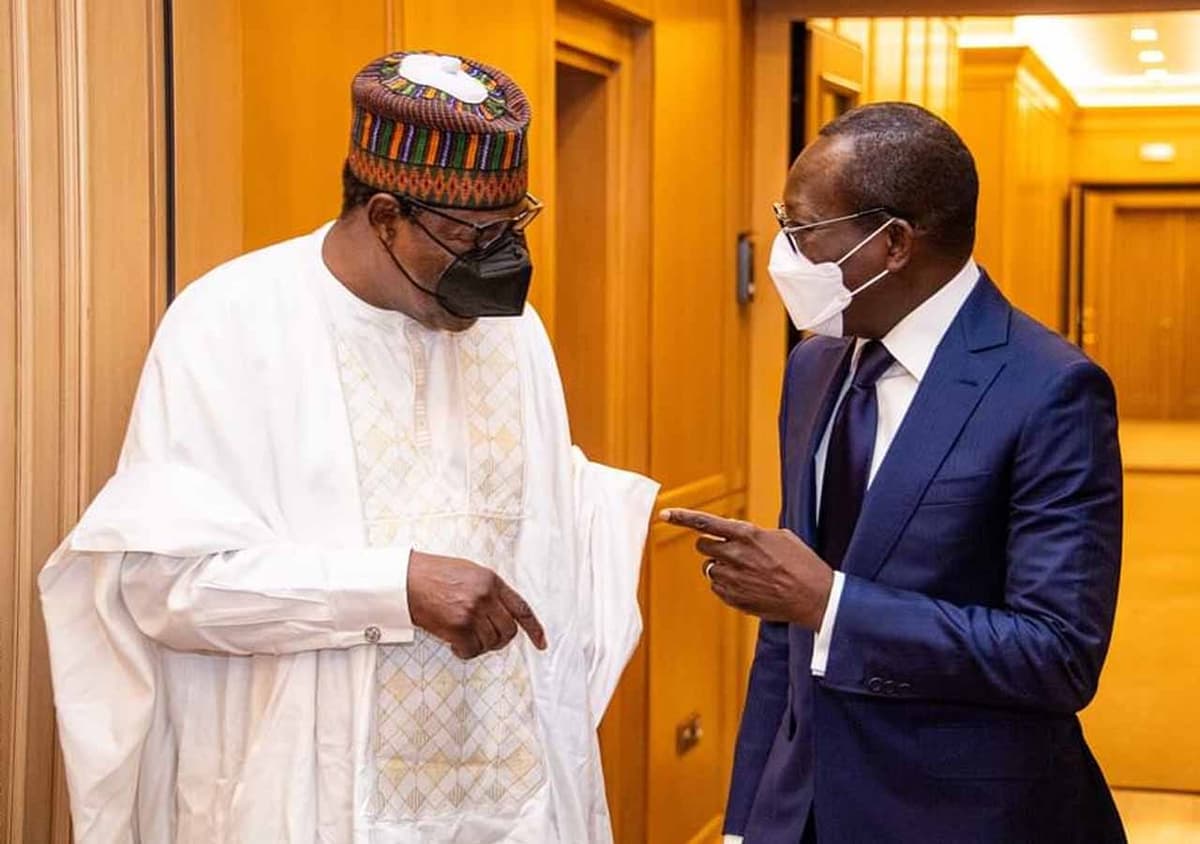 Boni Yayi et Patrice Talon lors de la rencontre du mercredi 22 septembre 2021