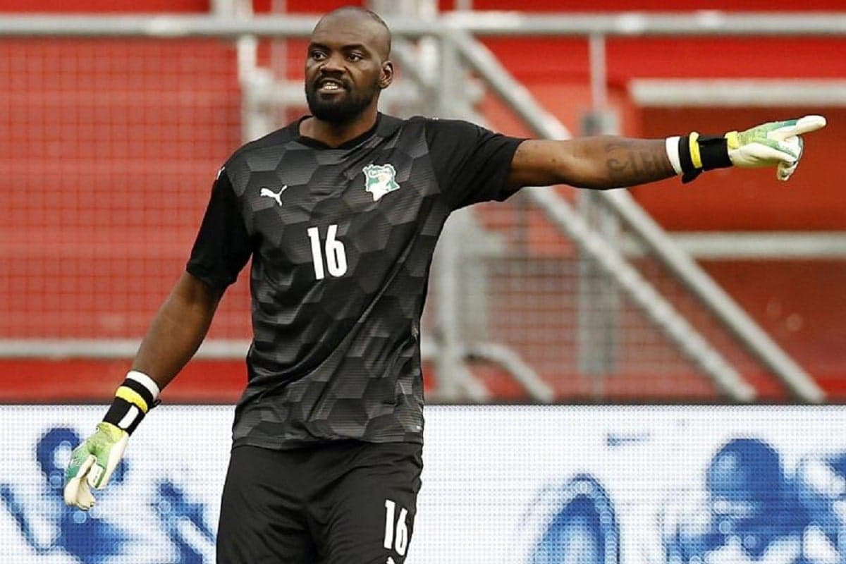 Syvain Gbohouo sous les couleurs de la Côte d'Ivoire