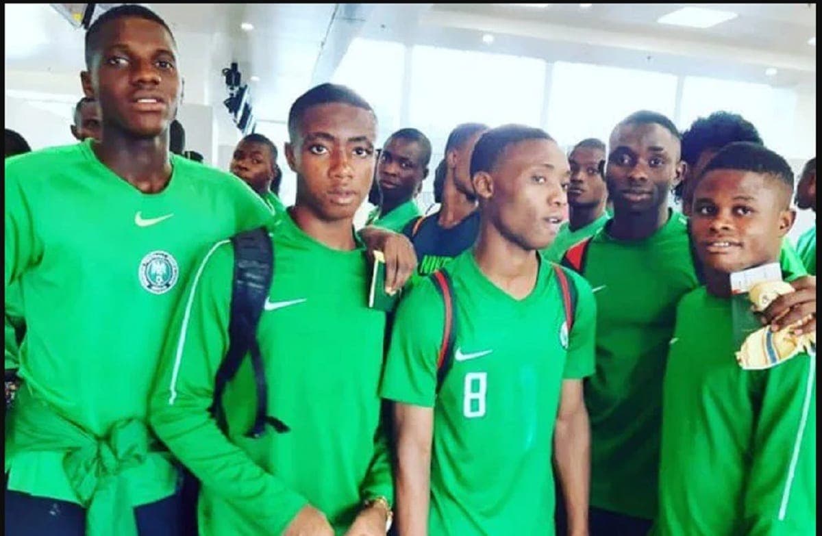 Des joueurs cadets du Nigéria en rassemblement pour le tournoi UFOA B U17