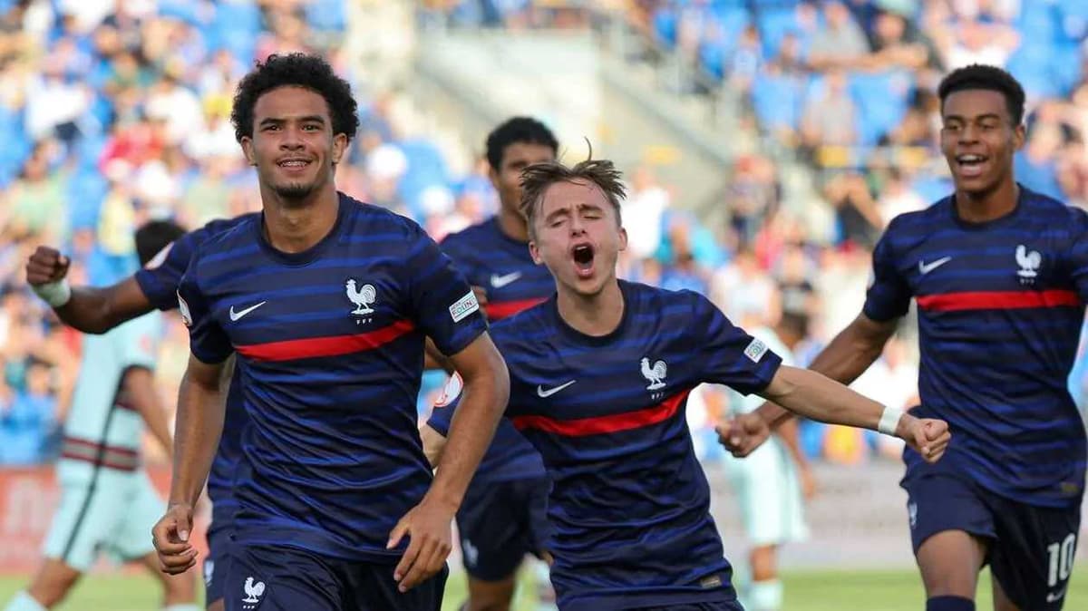 Les joueurs de l'équipe de France U17