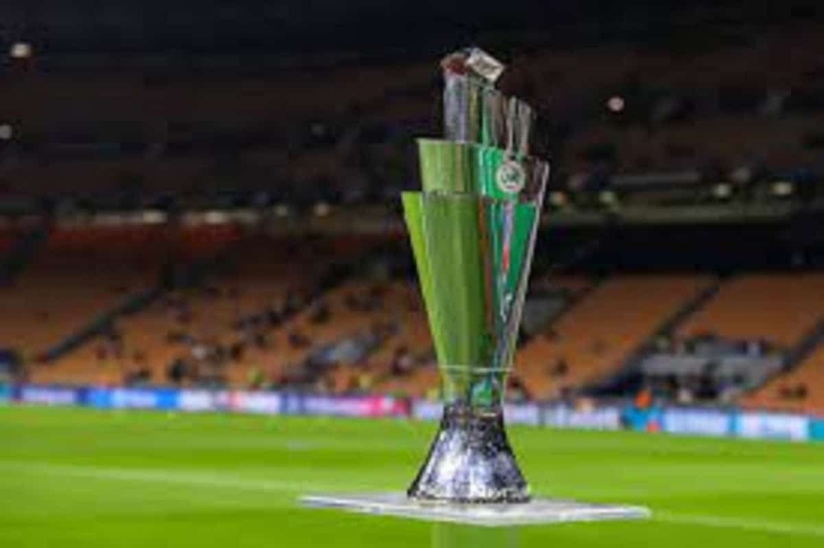 Le trophée de la 3è édition de la Ligue des nations