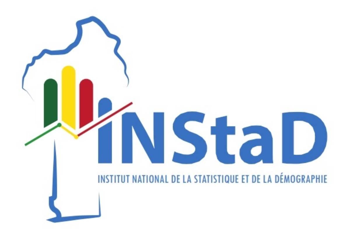 Logo de l'Institut national de la statistique et de la démographie (INStaD)