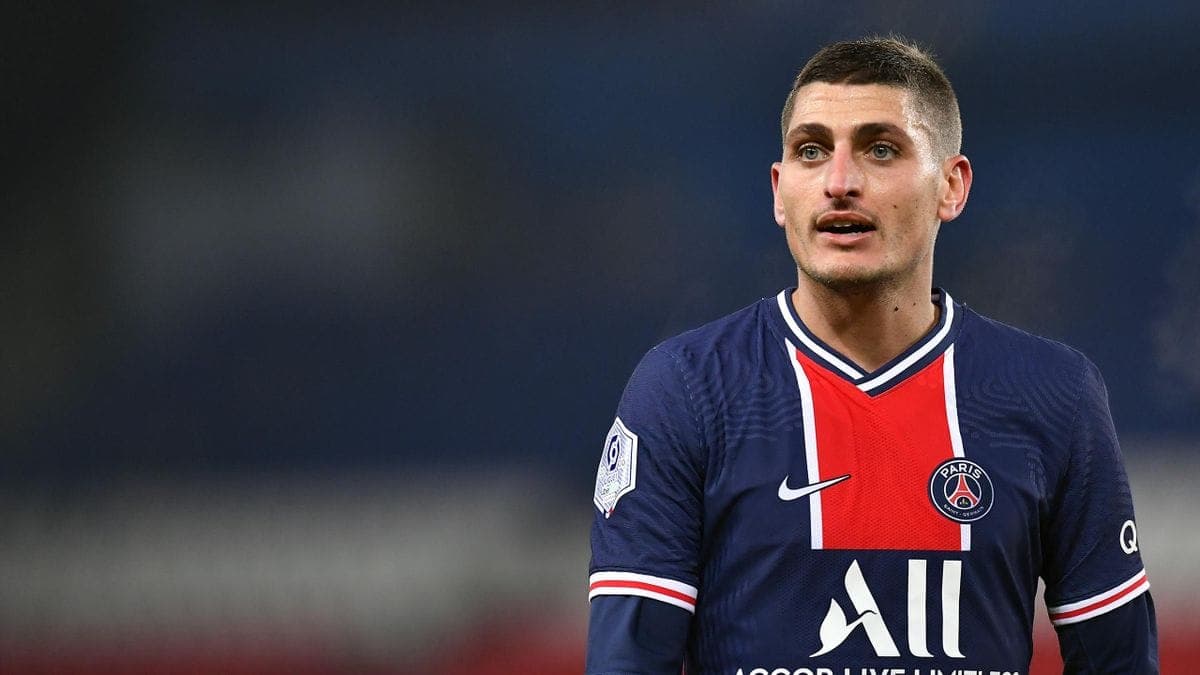 Marco Verratti avec le maillot du PSG