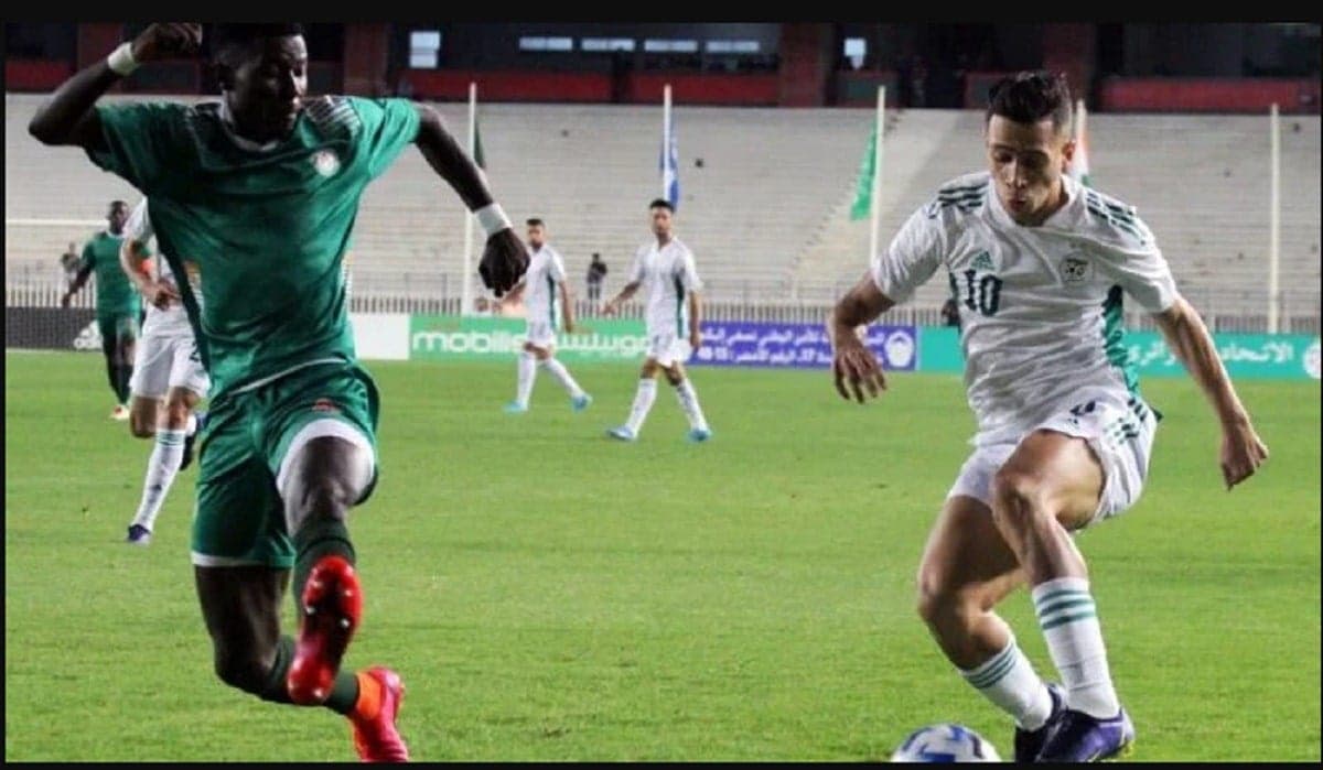Des joueurs A' du Sénégal lors d'un match du tournoi des quatre nations comptant pour les préparatifs du CHAN 2022