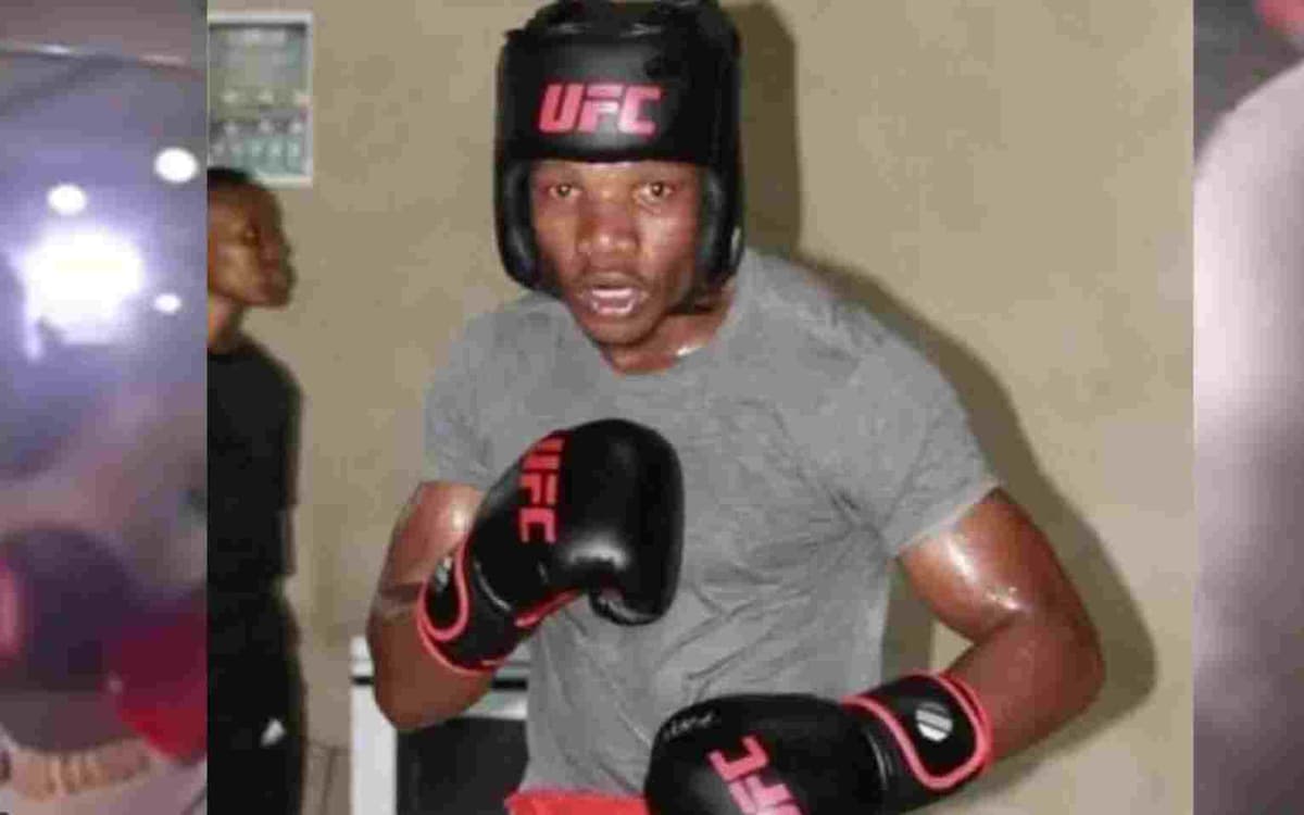 Simiso Buthelez, jeune boxeur sud-africain (1) @ capture