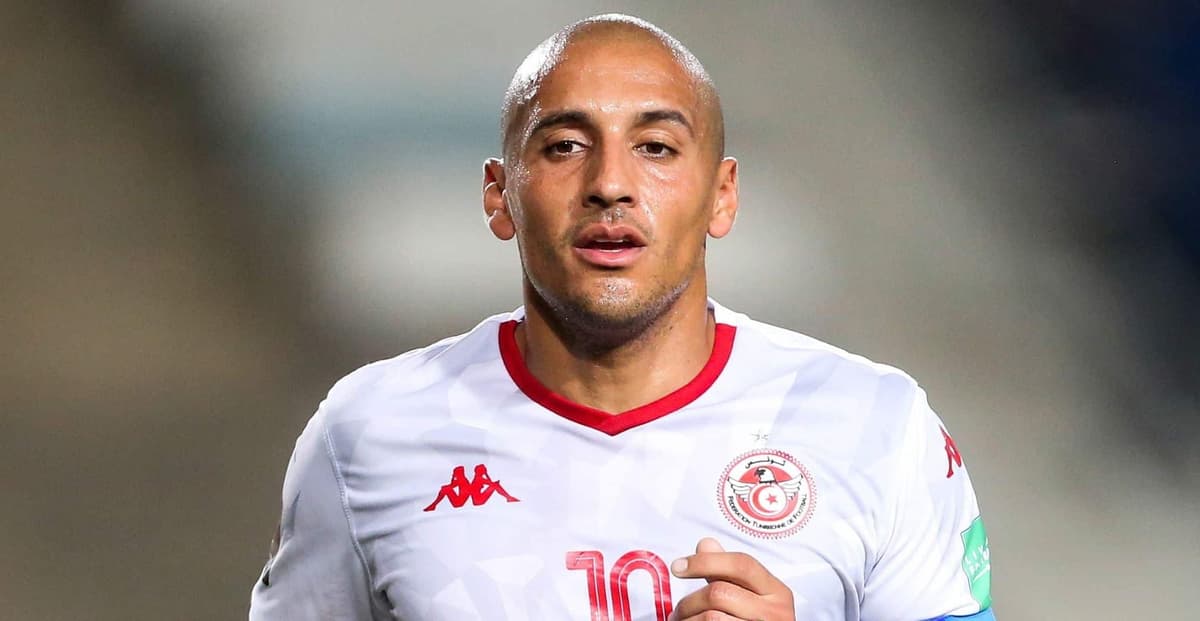 L'international tunisien Whabi Khazri sous le maillot de l'équipe nationale