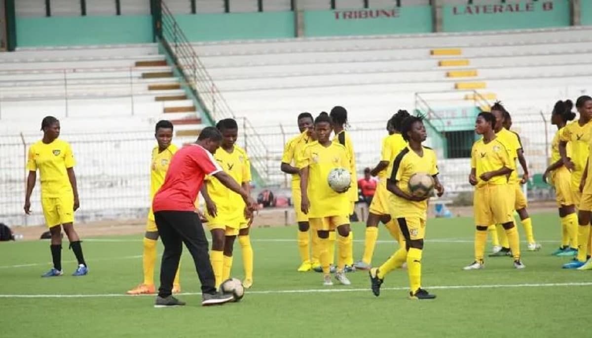 Des joueuses de l'équipe féminine du Togo