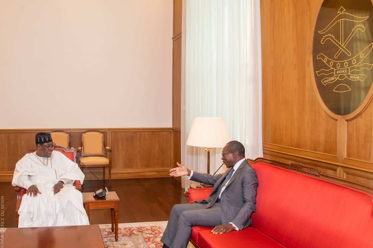 Boni Yayi reçu en audience par Patrice Talon ce lundi 13 juin 2022