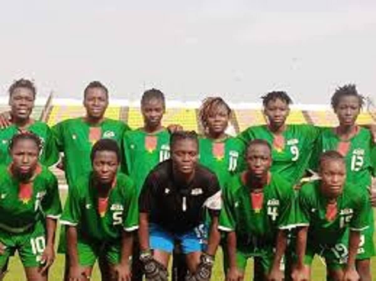 Des footballeuses burkinabé lors des éliminatoires de la CAN Féminine 2022