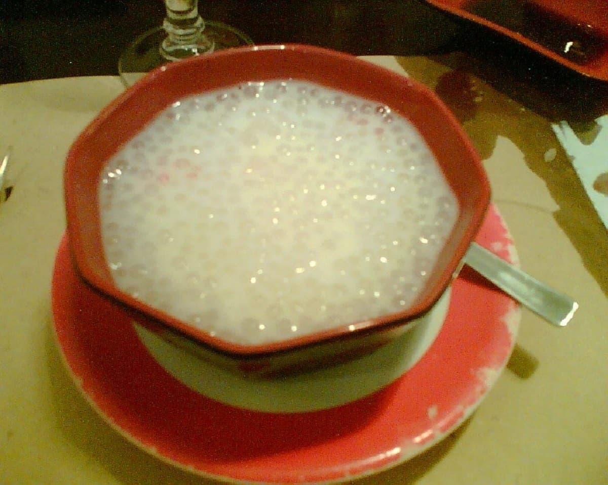 bouillie de tapioca