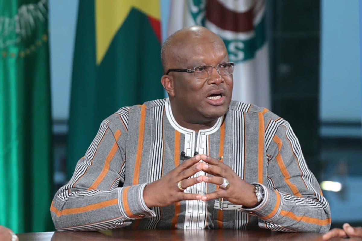 L'ex-président burkinabè Roch Marc Christian Kaboré