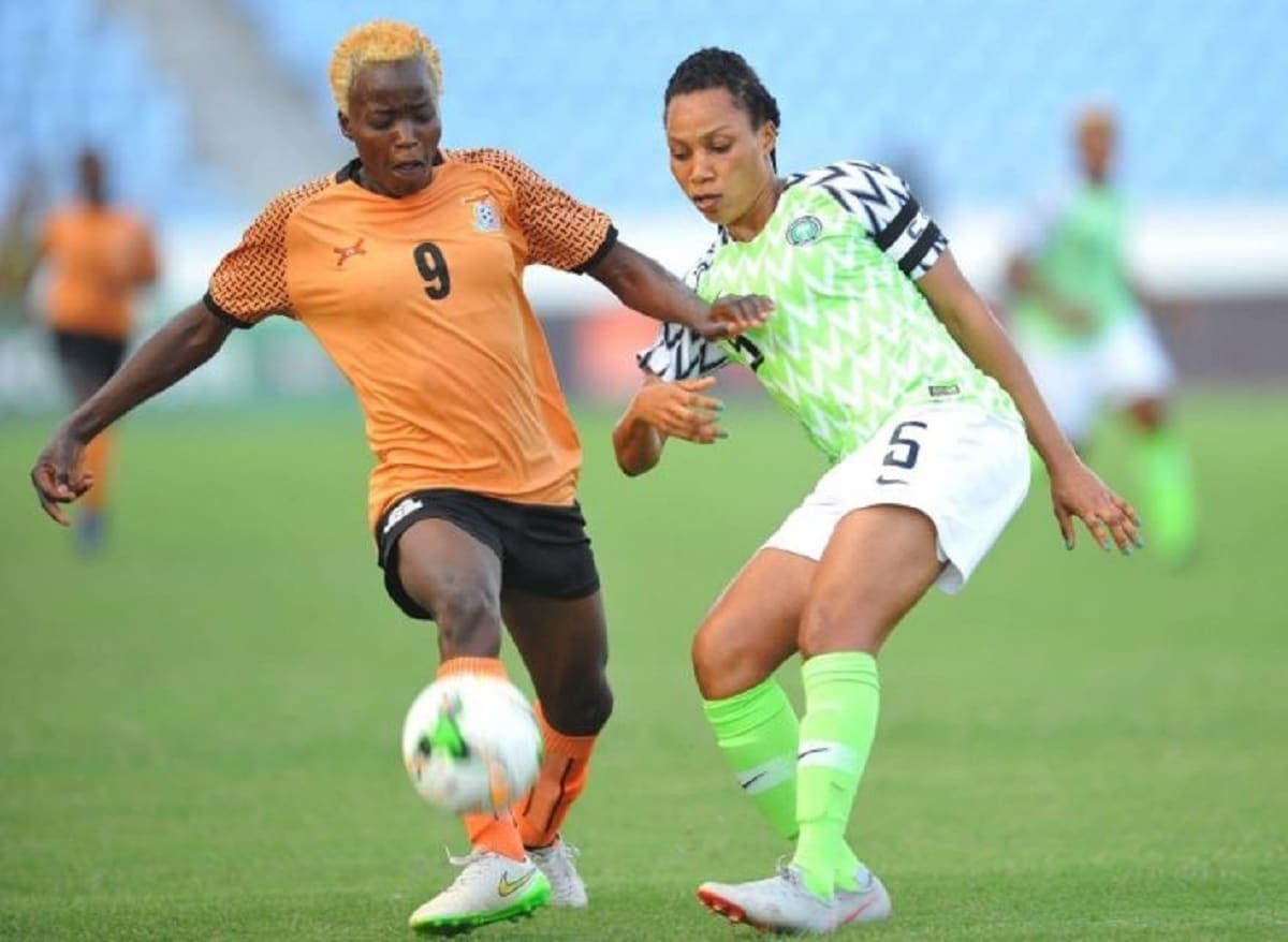 Des joueuses zambiennes et nigérianes lors d'un match officiel