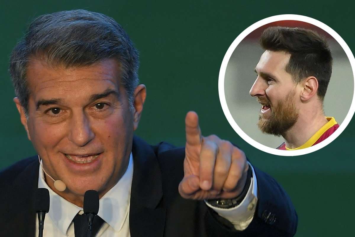 Le président du Barça Joan Laporta veut rapatrier Lionel Messi