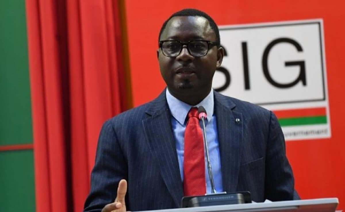 Porte-parole du gouvernement du Burkina Faso, Lionel Bilgo