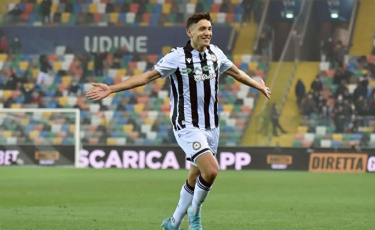 Nahuel Molina sous les couleurs de l'Udinese