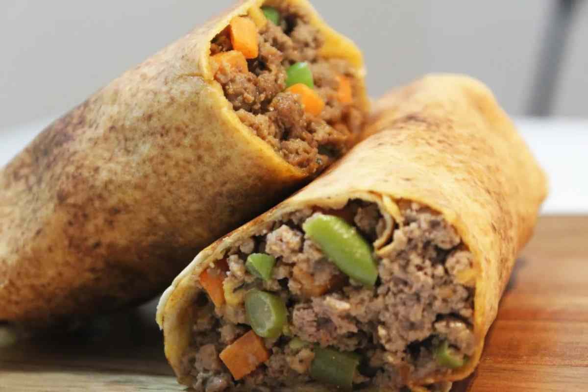 deux chawarmas Ã  la viande hachée