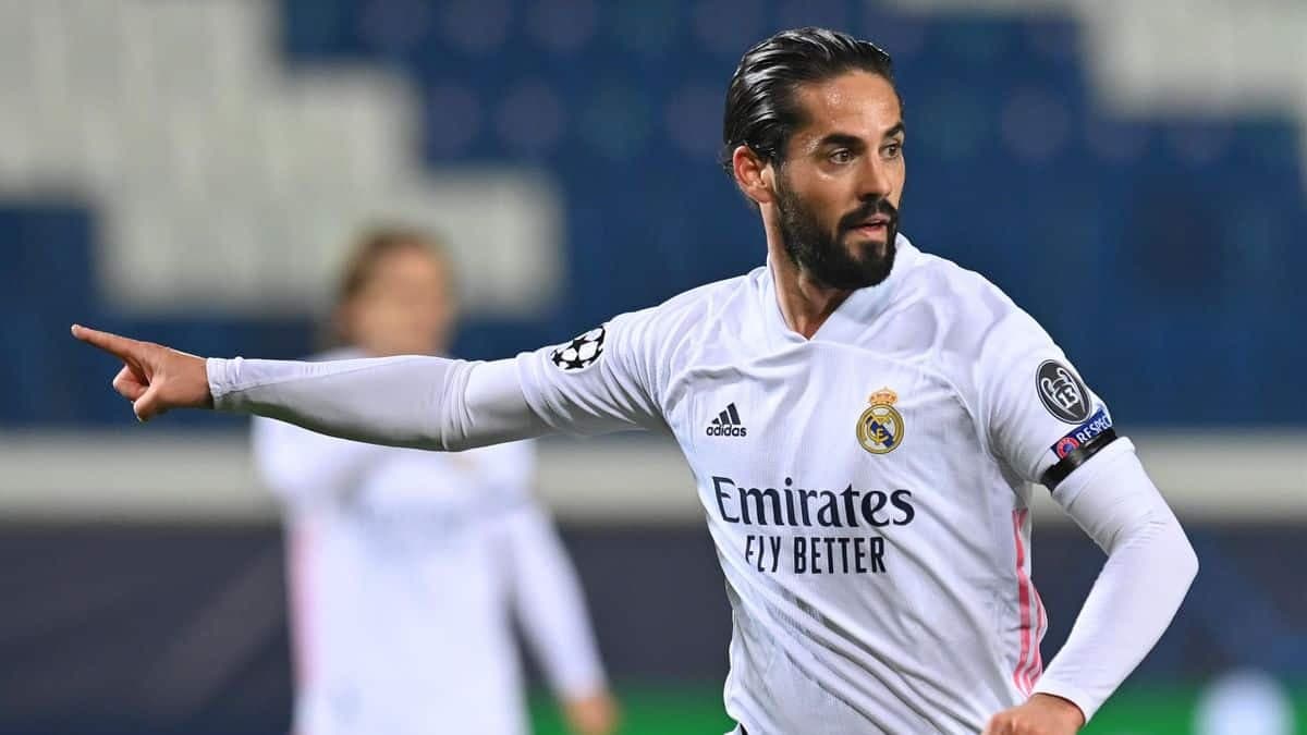 Isco avec le maillot du Real Madrid