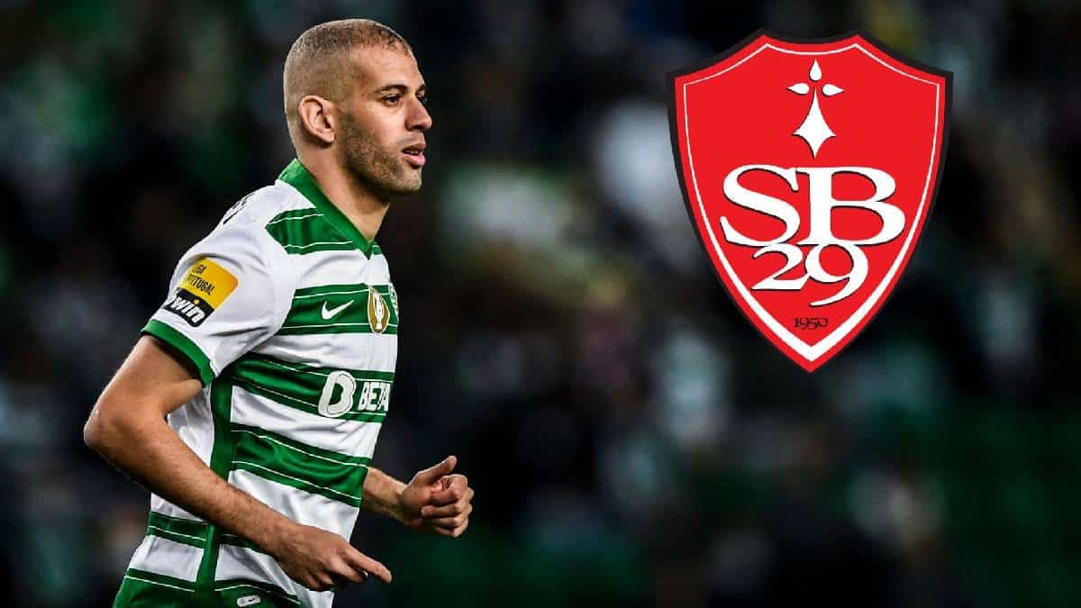 Officiel: Islam Slimani rejoint le Stade Brestois