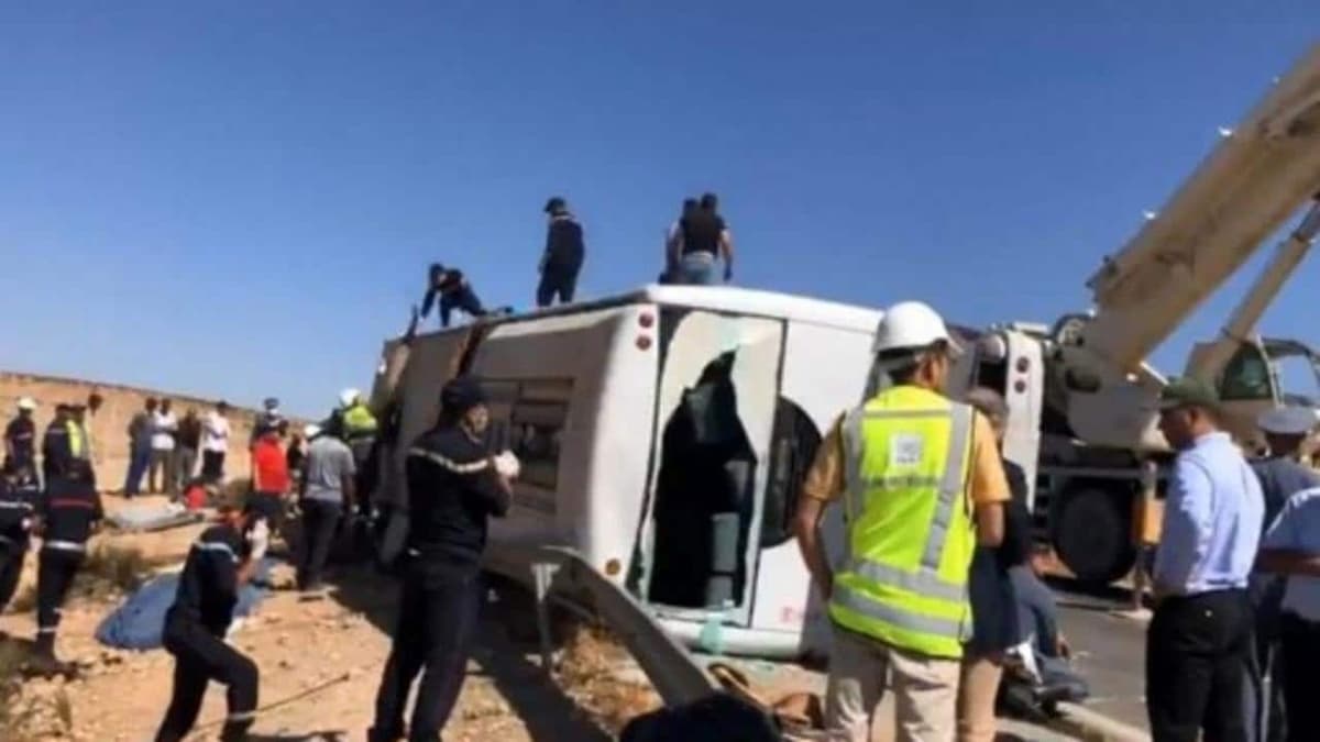 Maroc : 23 personnes sont mortes dans un accident d'autocar